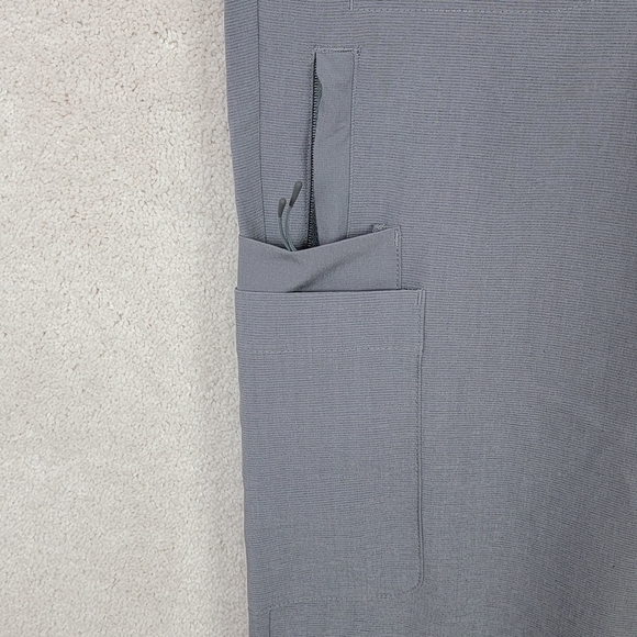 Figs Gray Charlotte 21 Pocket High Waist Slim Jogger Scrub Pants Sz XXS NEW - Picture 5 of 13